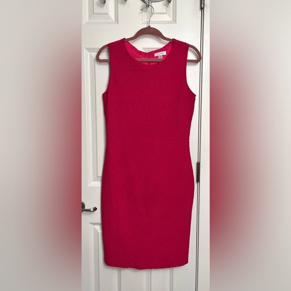 Calvin Klein Textured Cocktail Dress